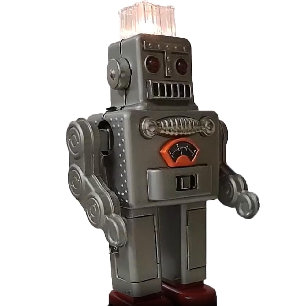 ブリキロボット　ギャラクシーROBOT 電動 リモコン Amazon.co.jp: Charmgle 電動ウォーキングロボット おもちゃ